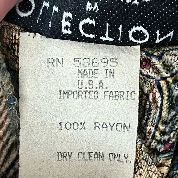 Michelle Stuart Vintage Paisley Midi Dress M Cottagecore Modest Peasant Boho - Picture 7 of 9